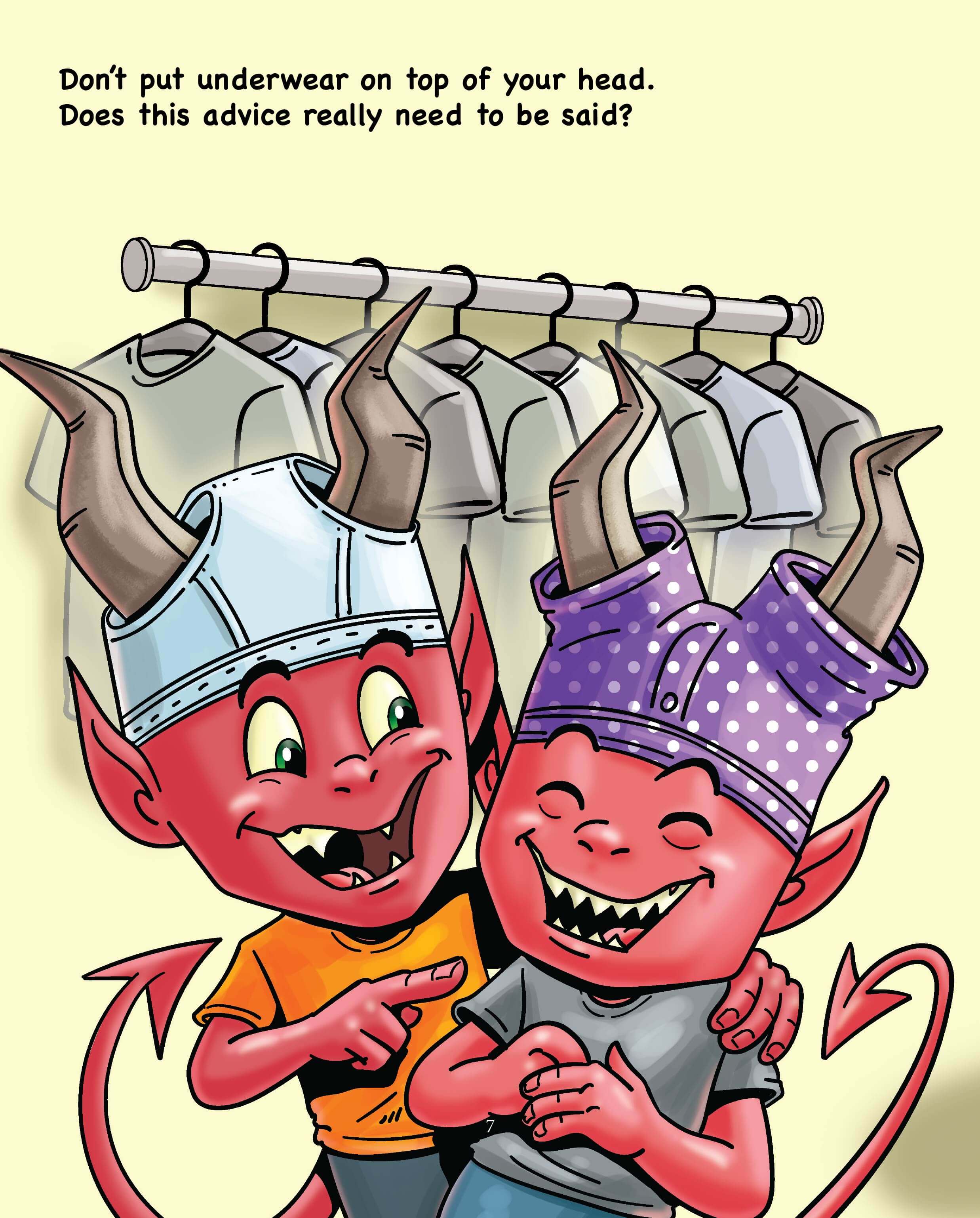 Don't Fart in the Shower children's book scene