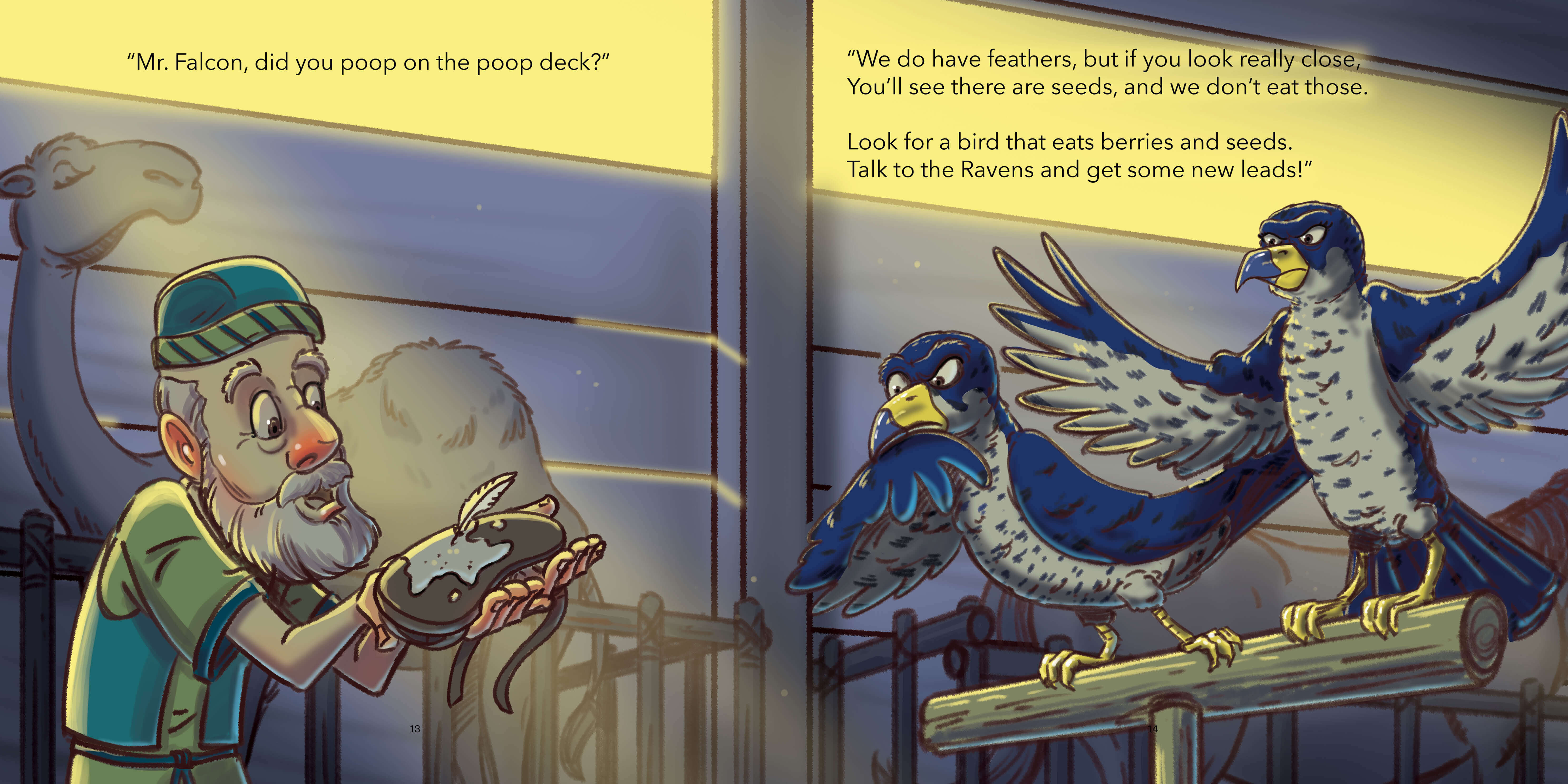 Who Pooped on the Poopdeck children's book Page 9