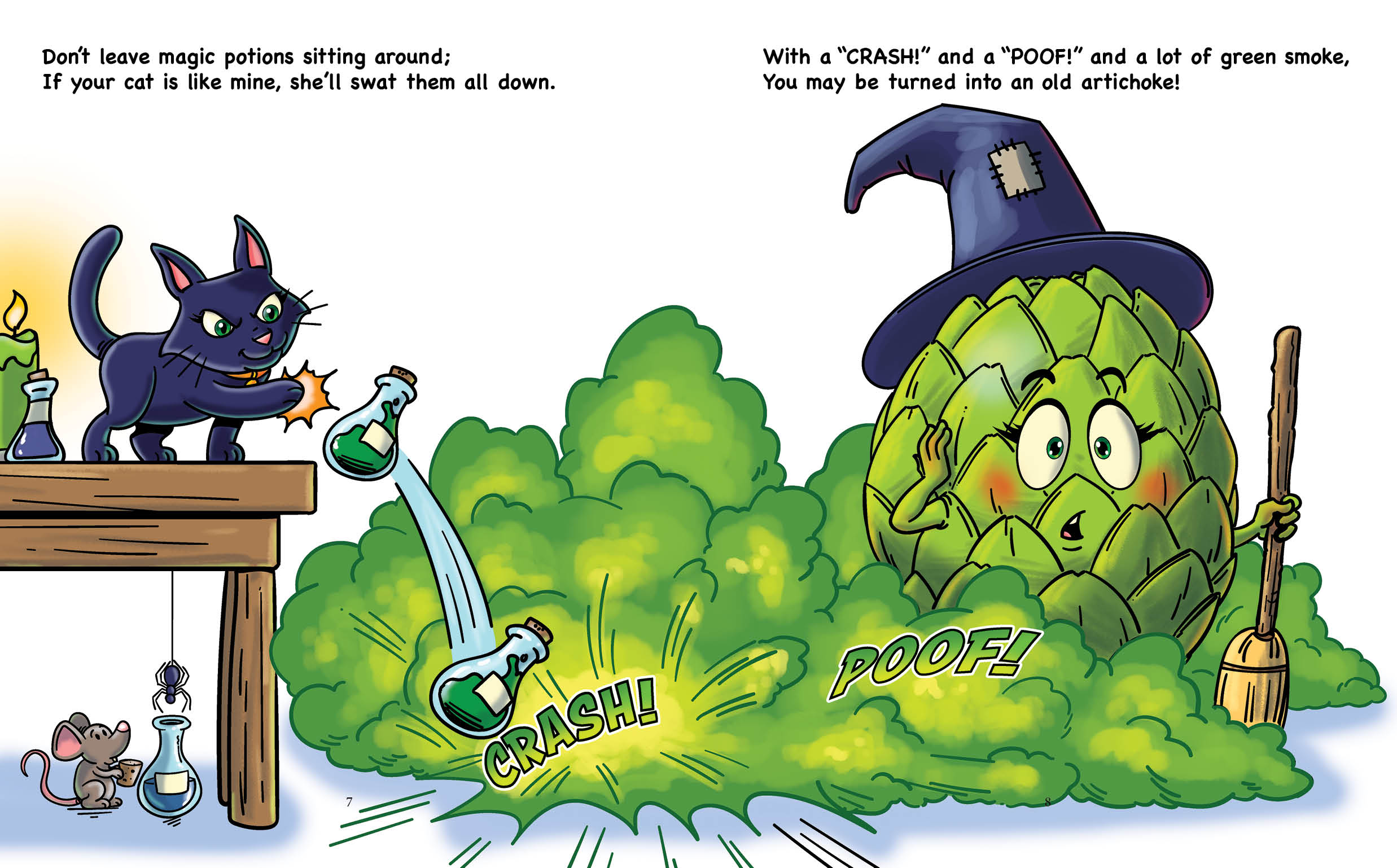 Finished Don't Fart in the Shower illustration
